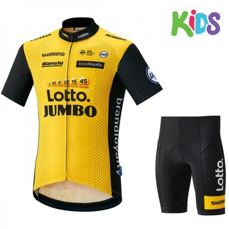 Tenue Cycliste et Cuissard Enfant 2018 LottoNL-Jumbo N001